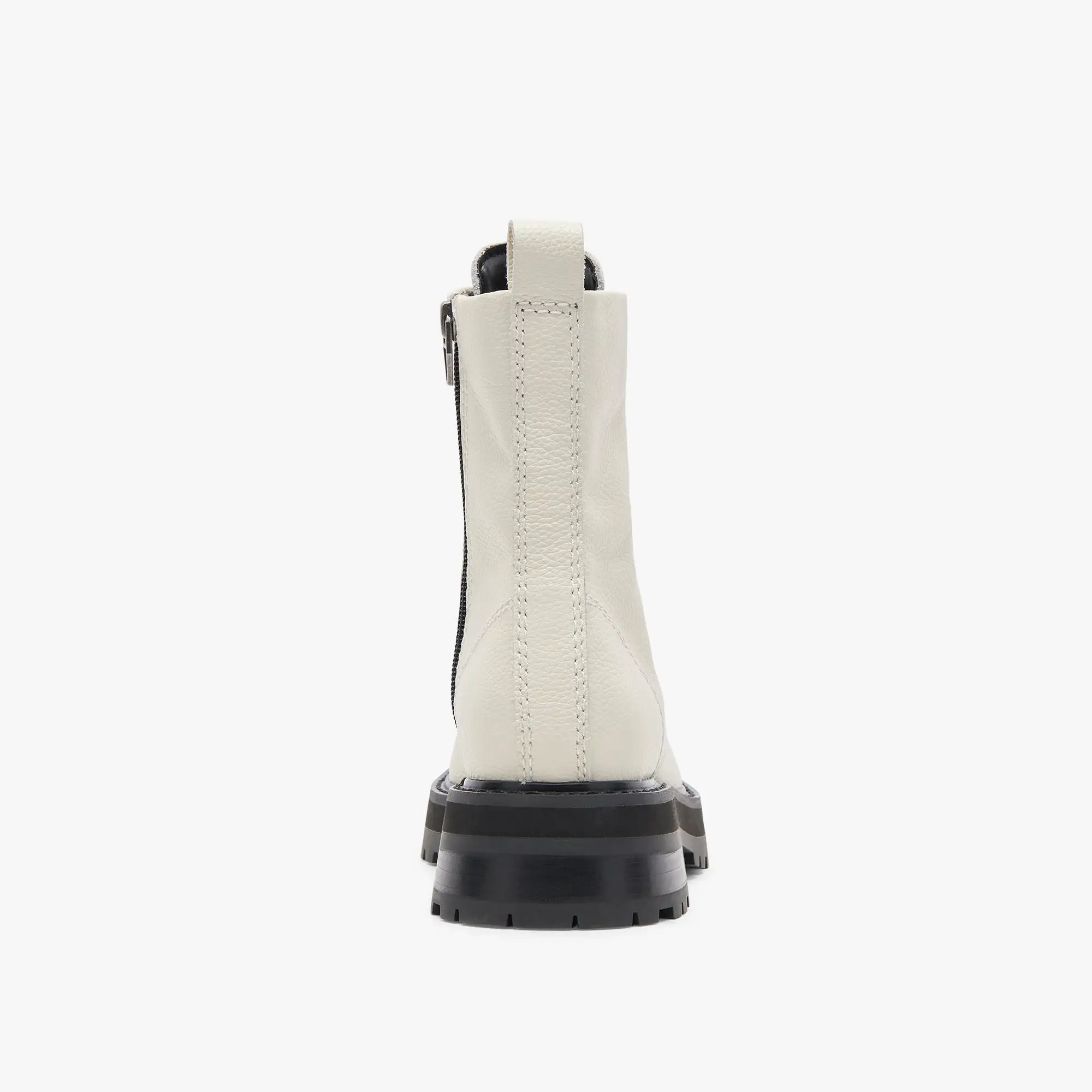 RANIER BOOTS OFF WHITE LEATHER - re:vita