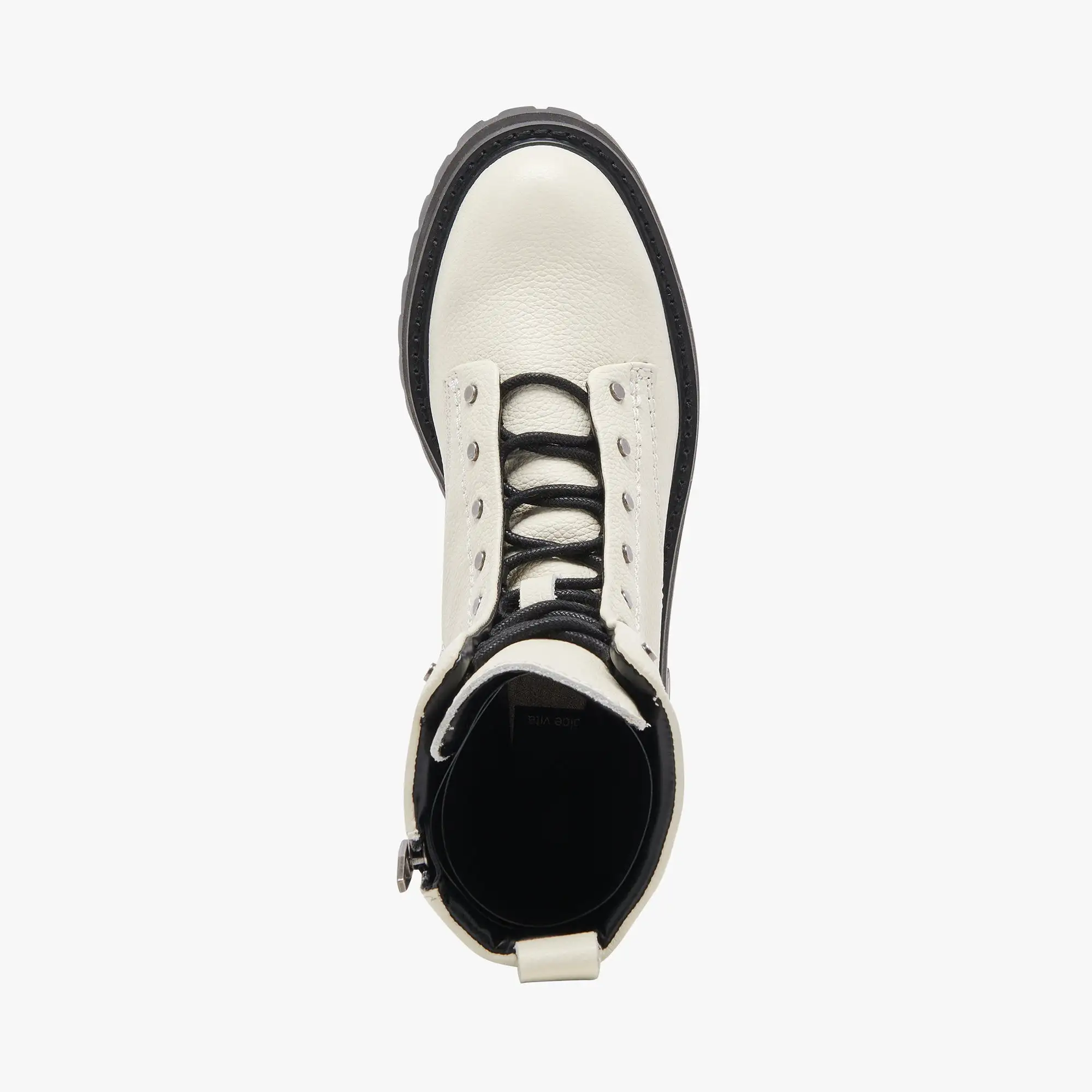 RANIER BOOTS OFF WHITE LEATHER - re:vita