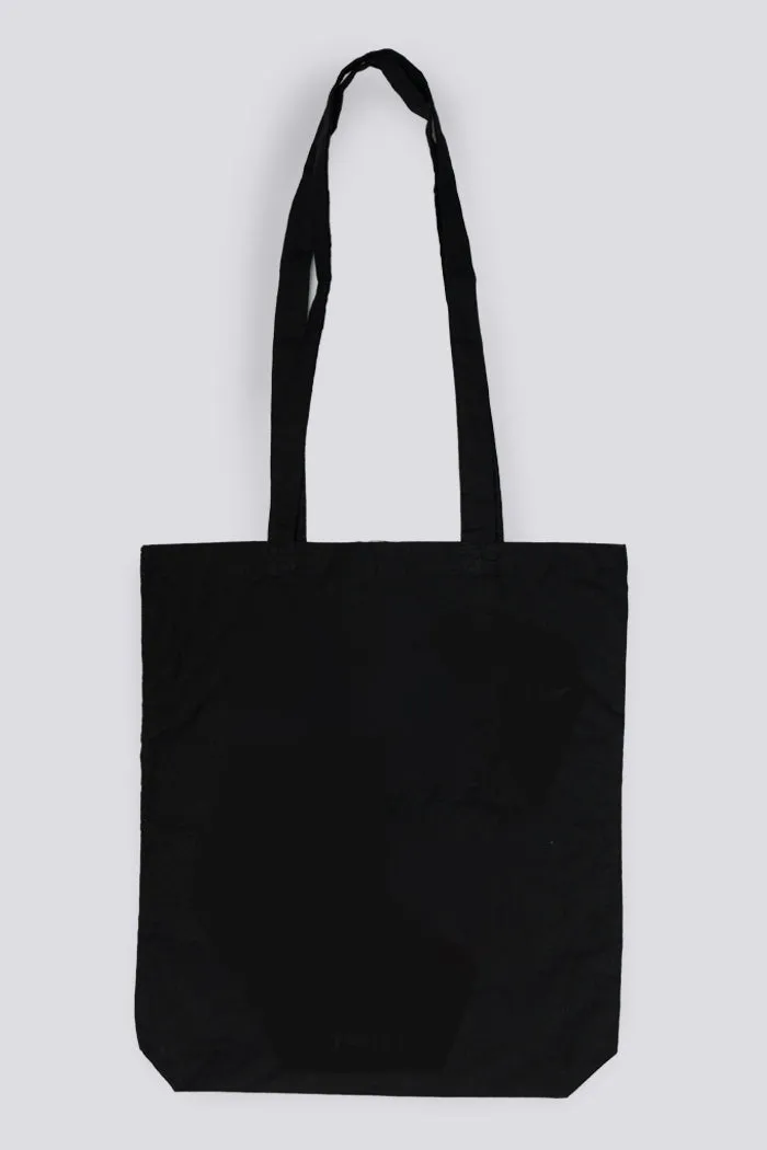 Reconciled Nation (Purple) Black Long Handle Cotton Tote Bag