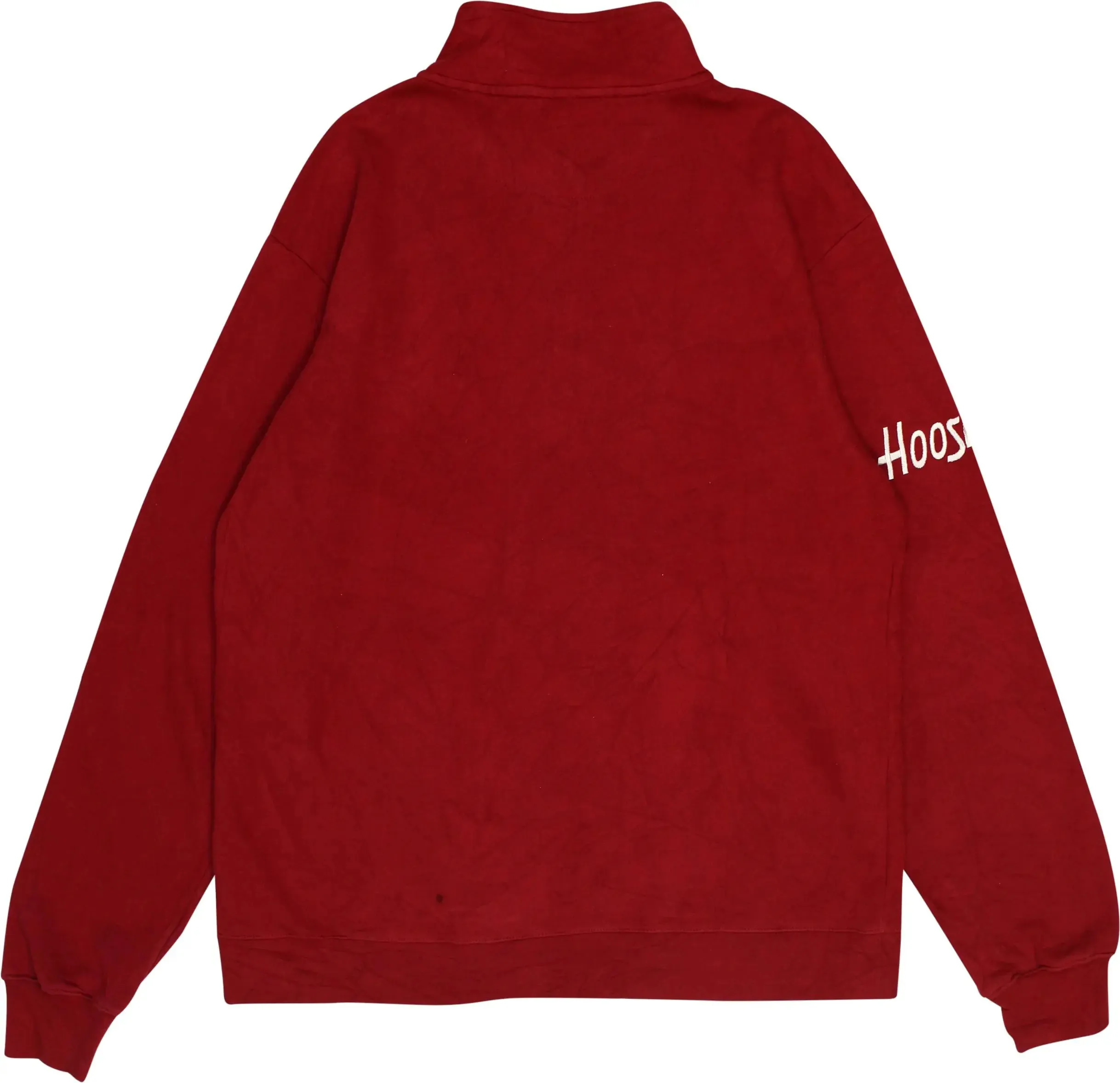 Red Quarter Zip Sweater | ThriftTale