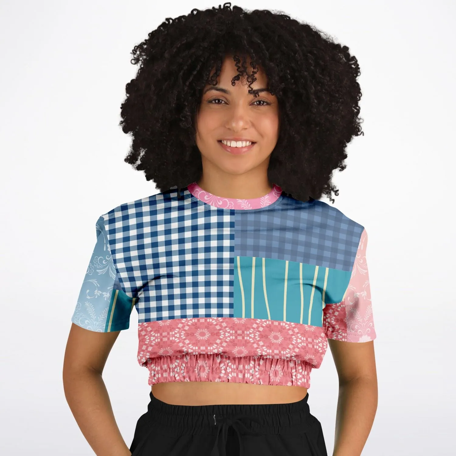 Rehoboth Short Sleeve Cropped Eco-Poly Sweater