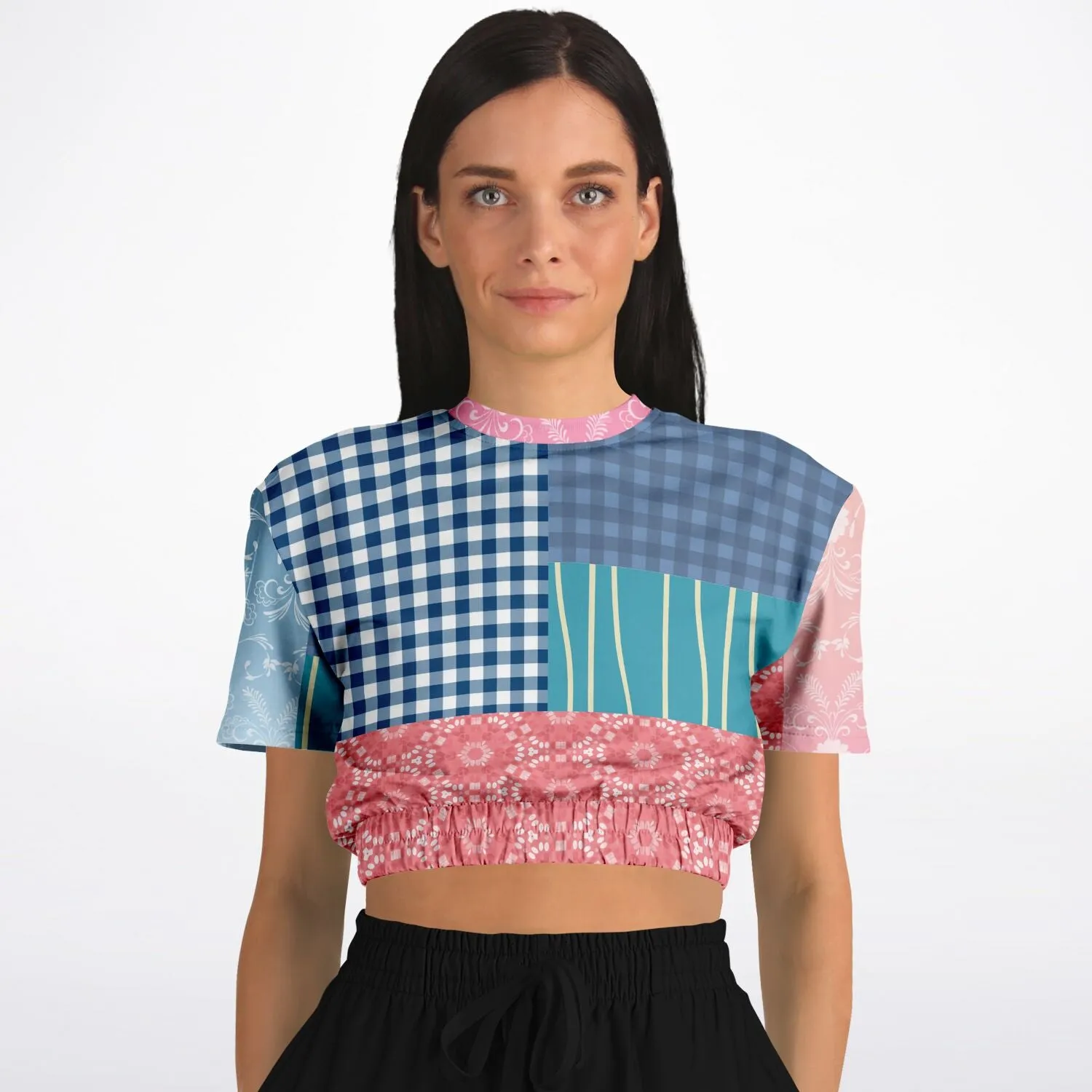 Rehoboth Short Sleeve Cropped Eco-Poly Sweater