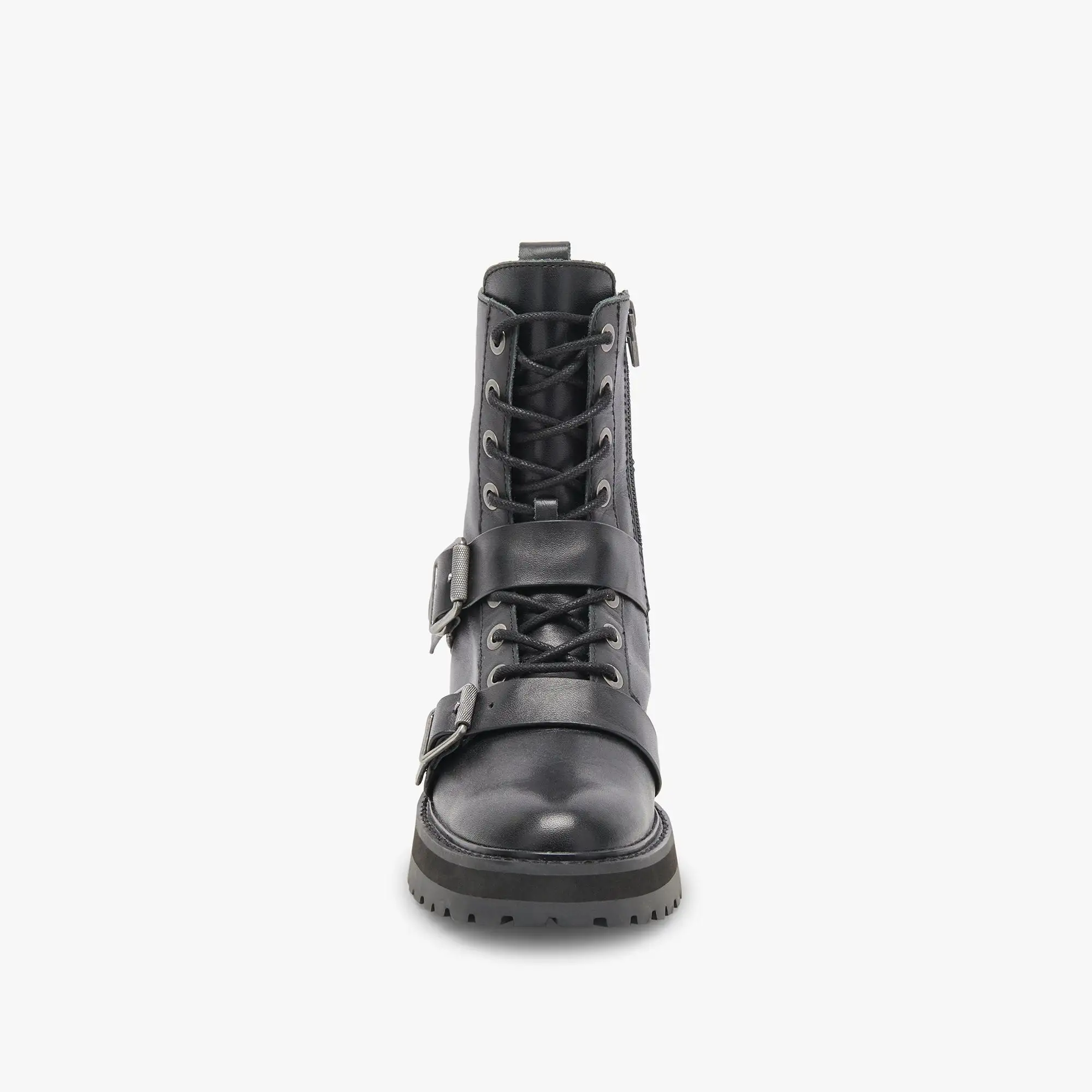 RONSON BOOTS BLACK LEATHER - re:vita