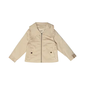 ROSE GIRLS JACKET-Dark Sand