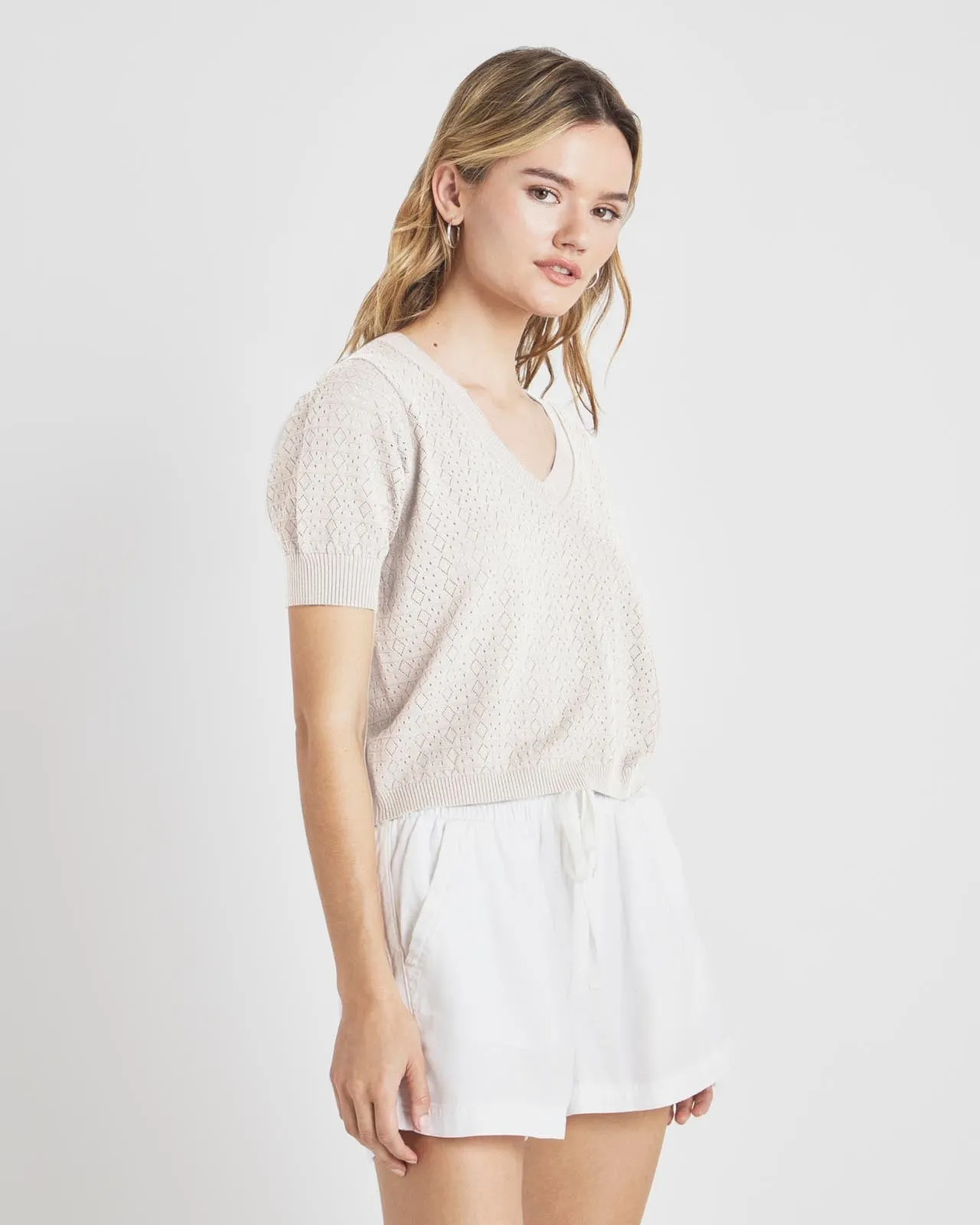 Sadie Short Sleeve Sweater