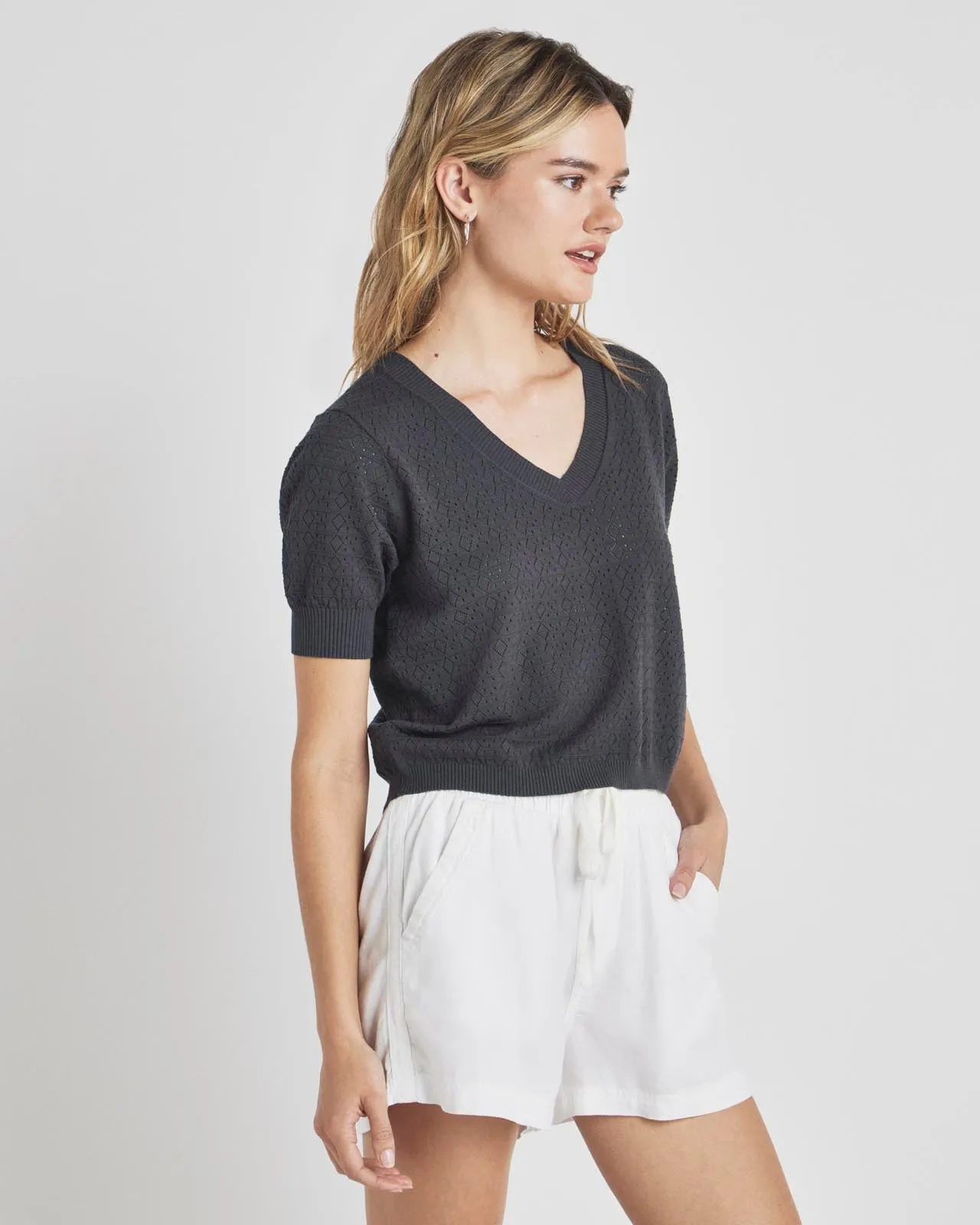 Sadie Short Sleeve Sweater