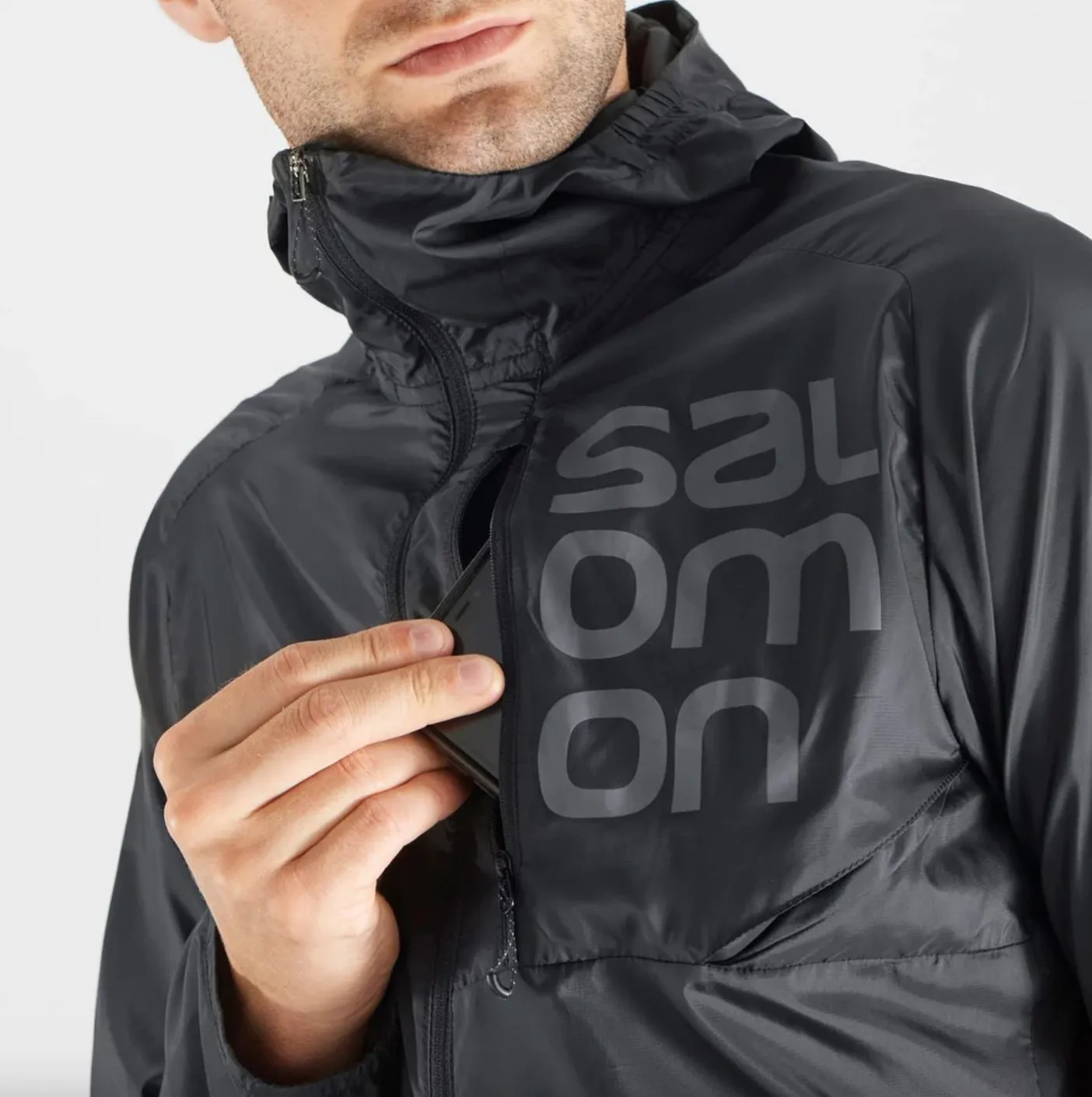 SALOMON Men's BONATTI CROSS Full-Zip HOODIE