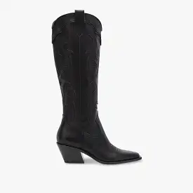 SAMSIN BOOTS BLACK LEATHER