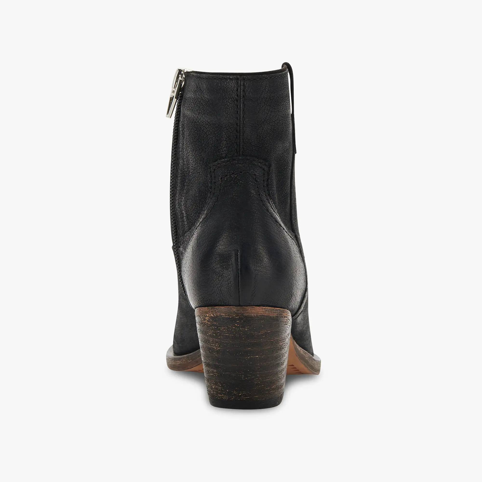 SILMA BOOTIES BLACK LEATHER re:vita