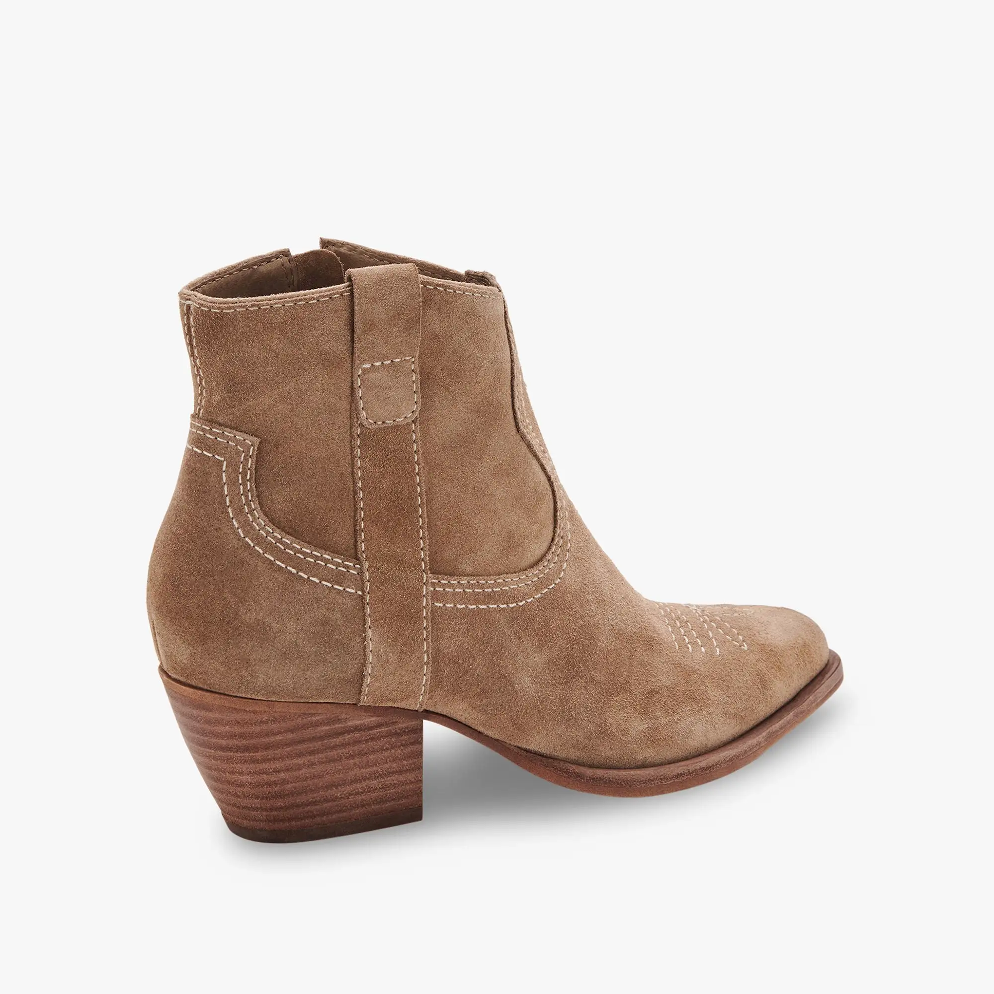 SILMA BOOTIES TRUFFLE SUEDE re:vita