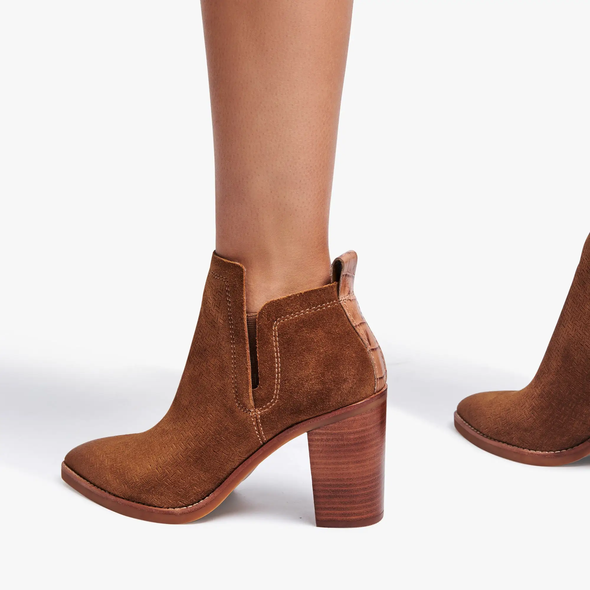 SIRANO BOOTIES DK BROWN SUEDE