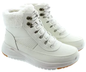 SKECHERS Ladies 144756 Stellar Waterproof Boots In Natural