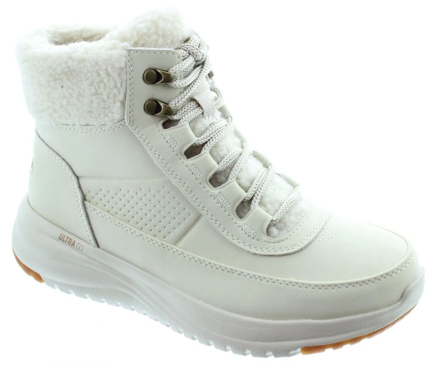 SKECHERS Ladies 144756 Stellar Waterproof Boots In Natural