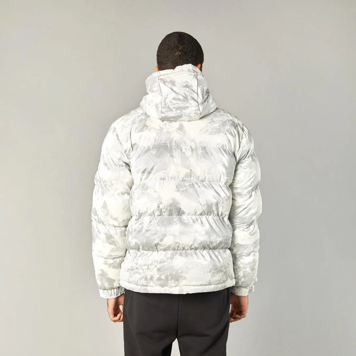 SMOG PUFFER JACKET - STONE GREY