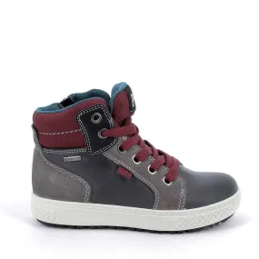 SNEAKER PRIMIGI BAMBINO ANTRACITE BORDO' 8392522 tg.28/29