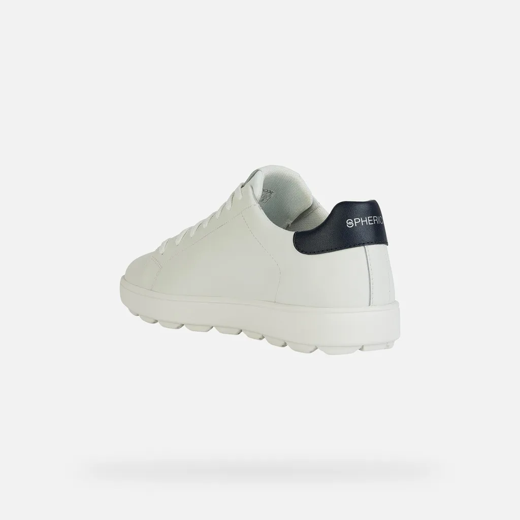 SNEAKERS  GEOX UOMO SPHERICA ECUB-1 BIANCO/BLU NAVY U45GPA 0009B C0899