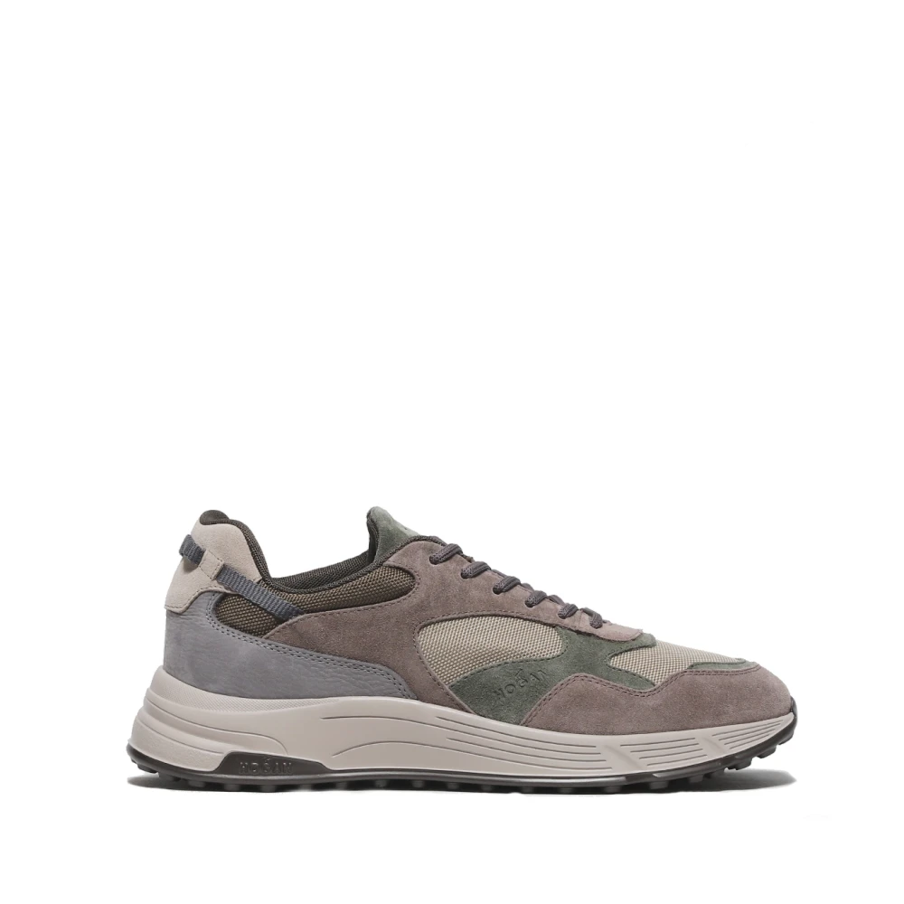 Sneakers Hyperlight - Camoscio Beige e Schiuma Militare Verde