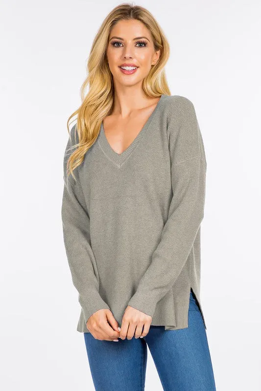 So Soft V-Neck Sweater - 6 Colors