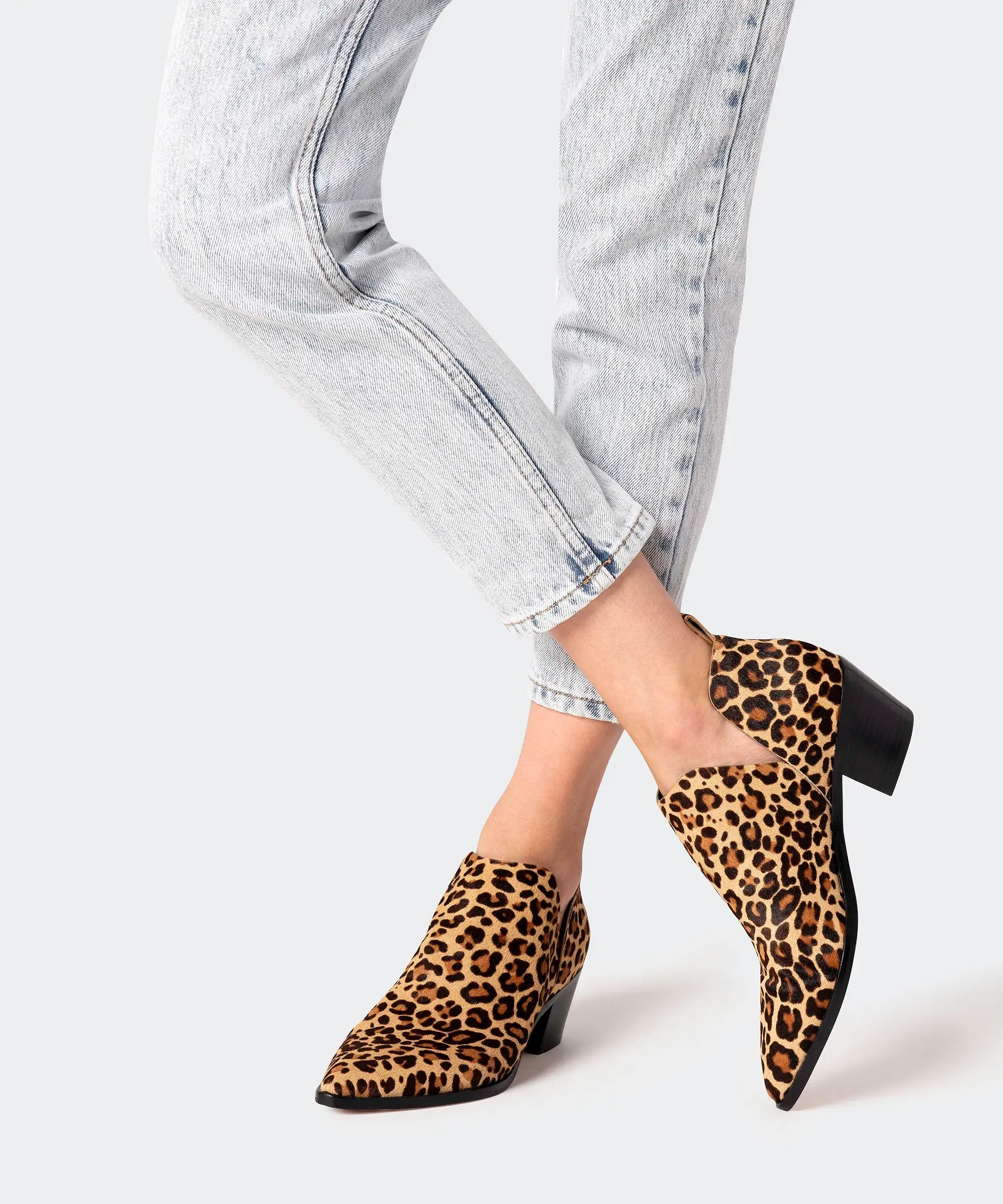 SONNI BOOTIES DARK LEOPARD re:vita