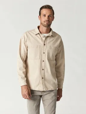 Stefan Shirt Jacket - Beige Natural