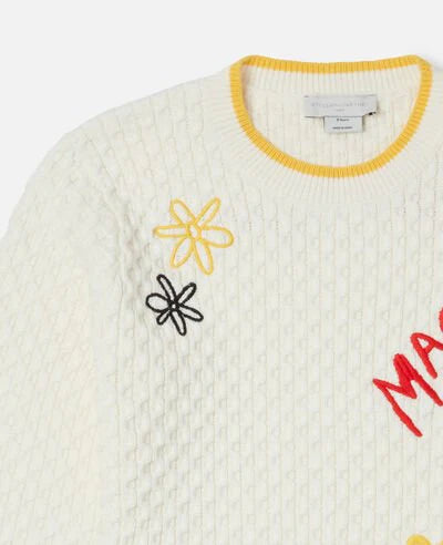 Stella McCartney Girls 'Magic' Daydreamer Scribble Sweater