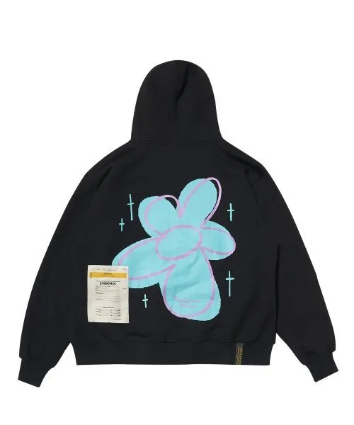 STIGMA  |[STIGMA] ★ GRAFFITI FLOWER OVERSIZED HOODIE