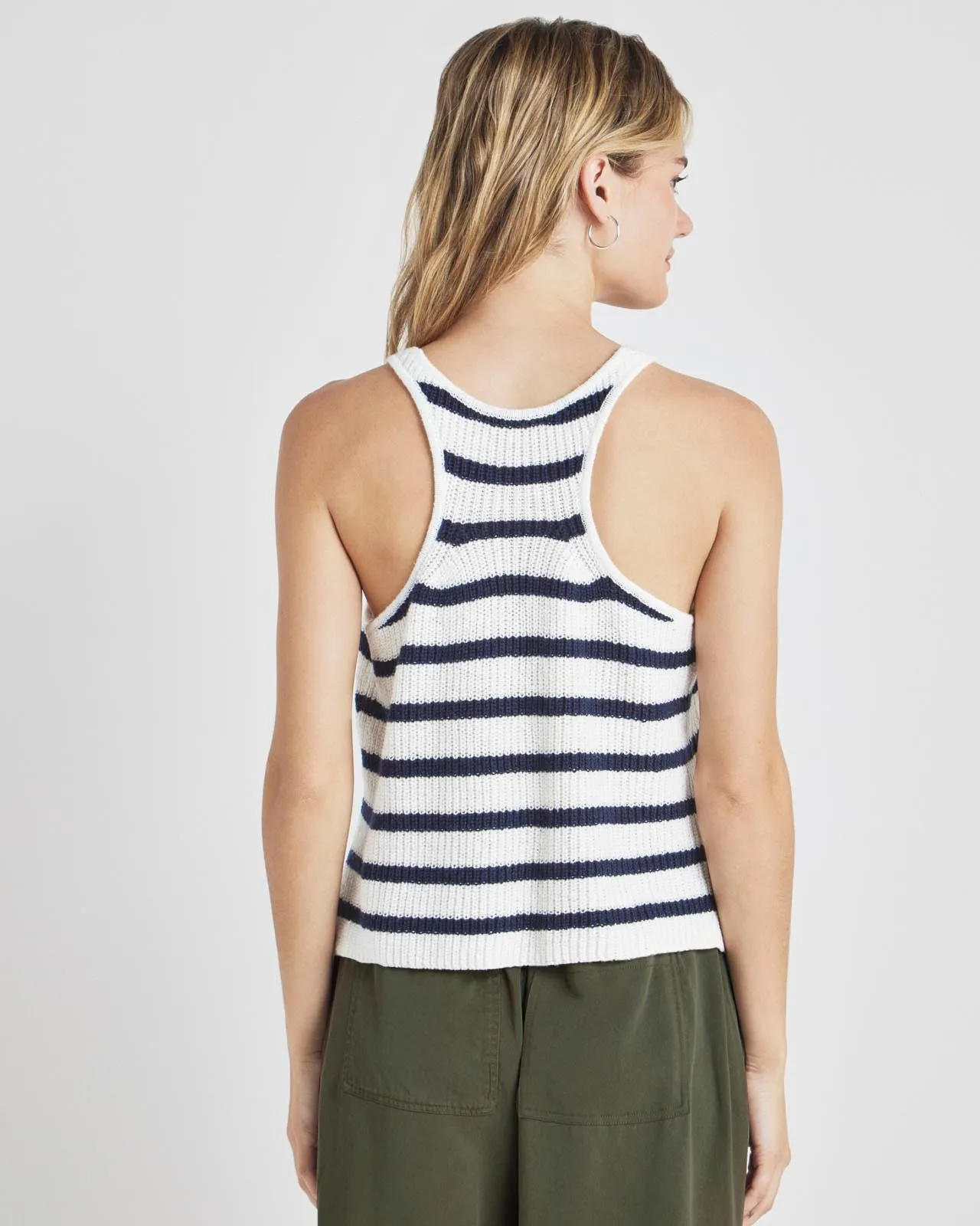 Striped Dierdre Sweater Tank