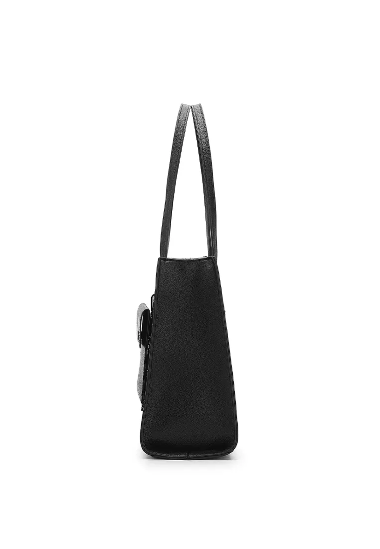 Swiss Polo Women's Tote Bag / Shoulder Bag - Black