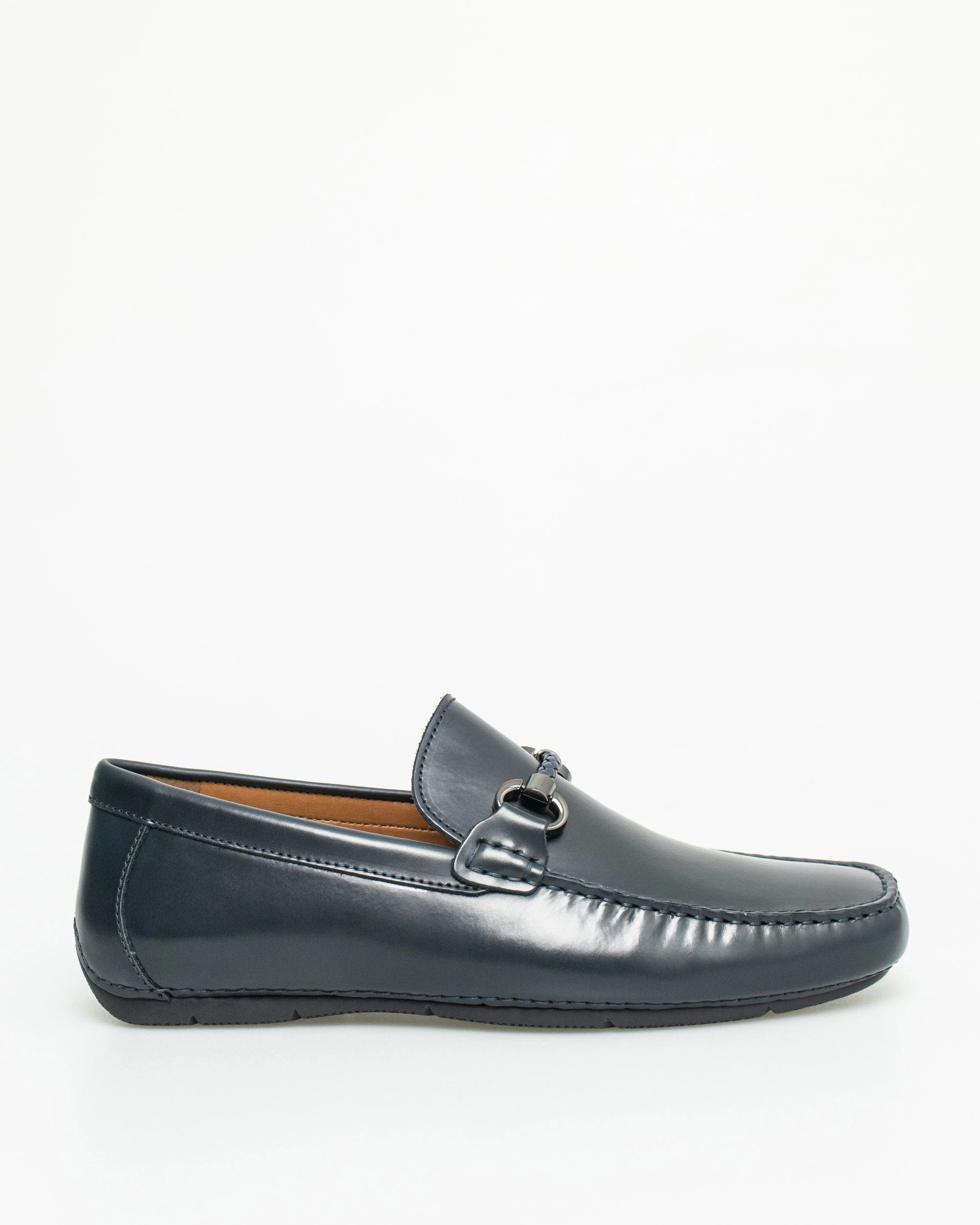 Tomaz C483 Buckle Moccasins (Navy)