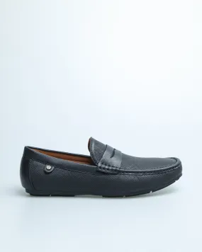 Tomaz C484 Men's Penny Moccasins (Black)