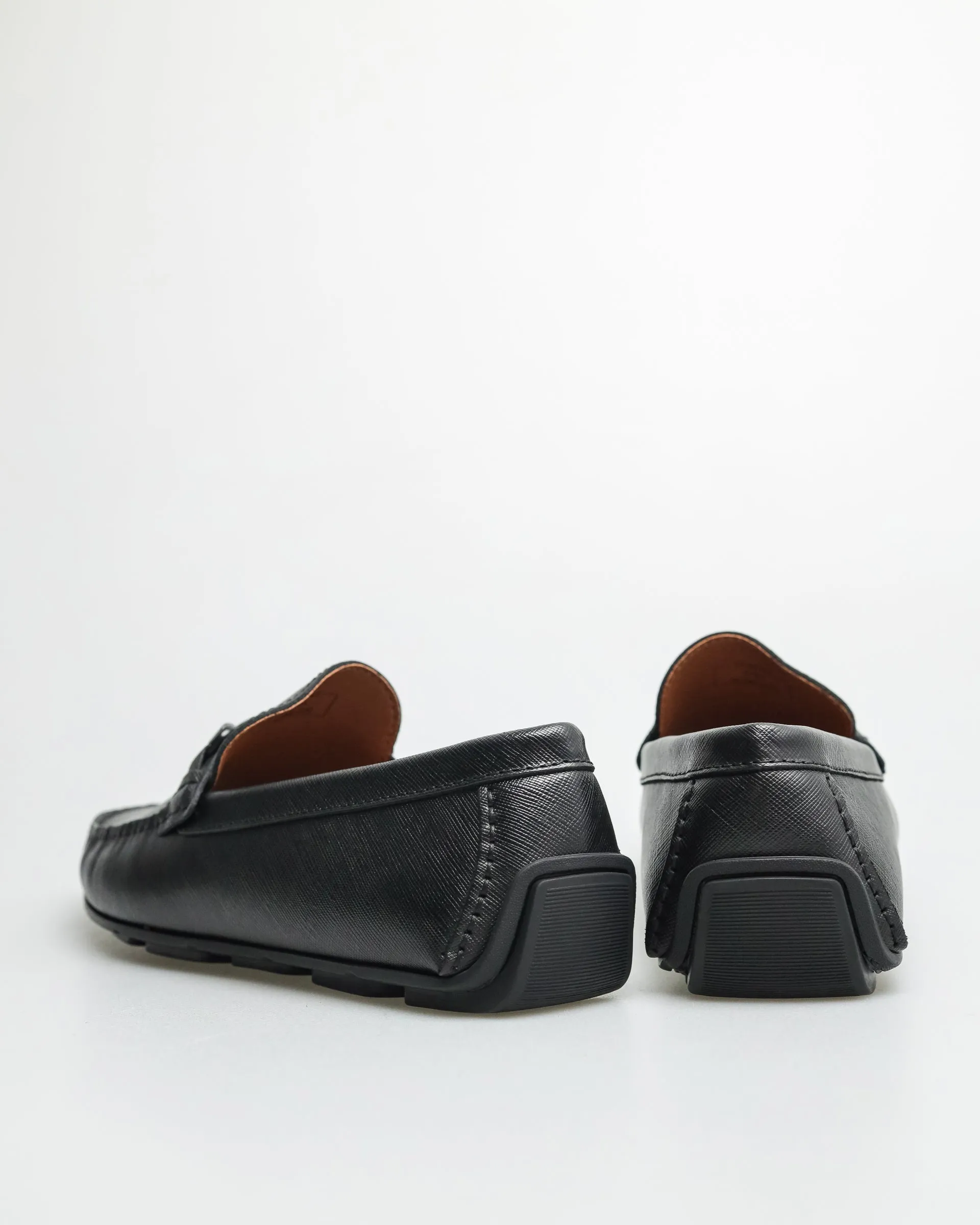 Tomaz C485 Buckle Moccasins (Black)