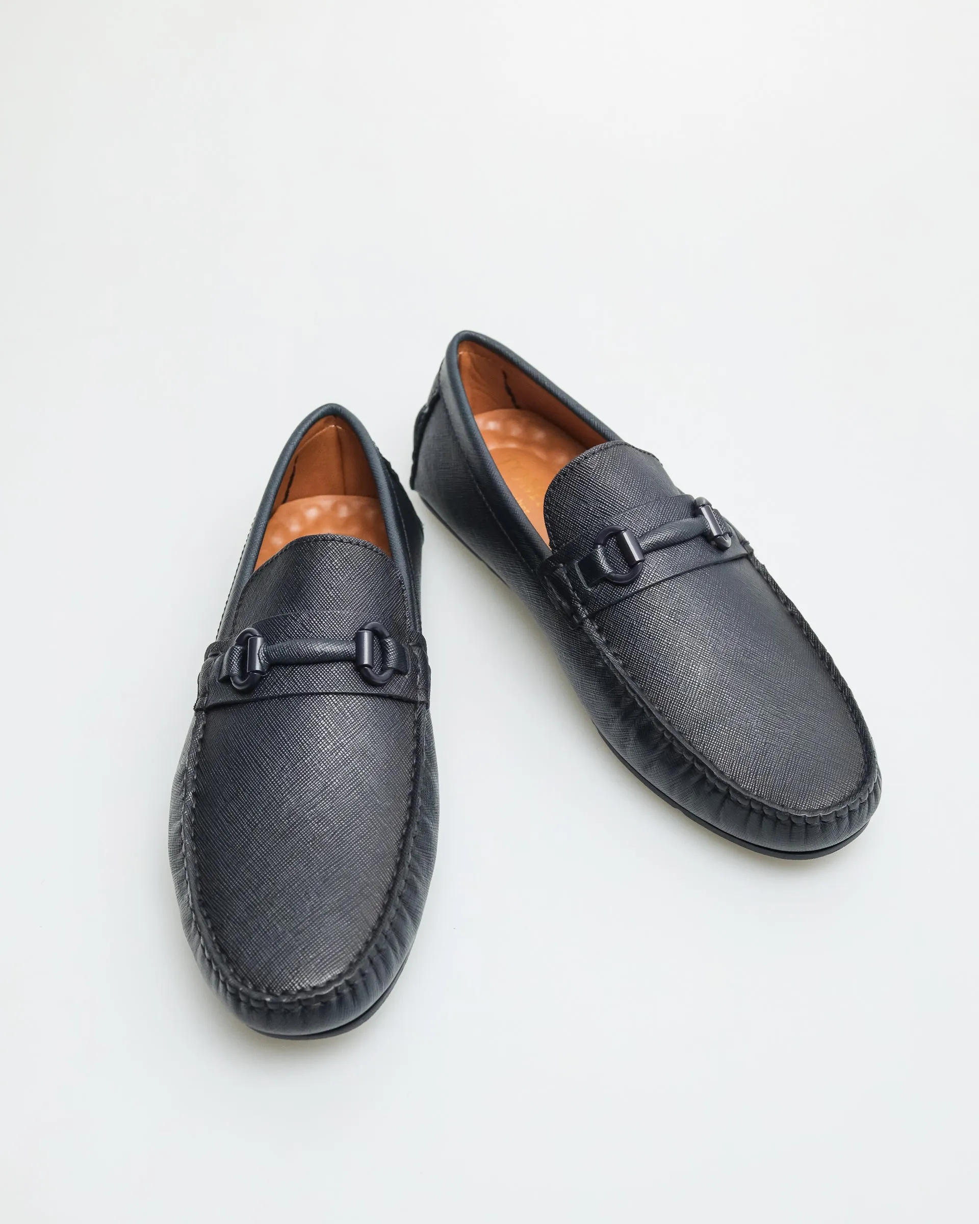 Tomaz C485 Buckle Moccasins (Navy)