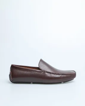 Tomaz C489 Men's Plain Mocassins (Coffee)