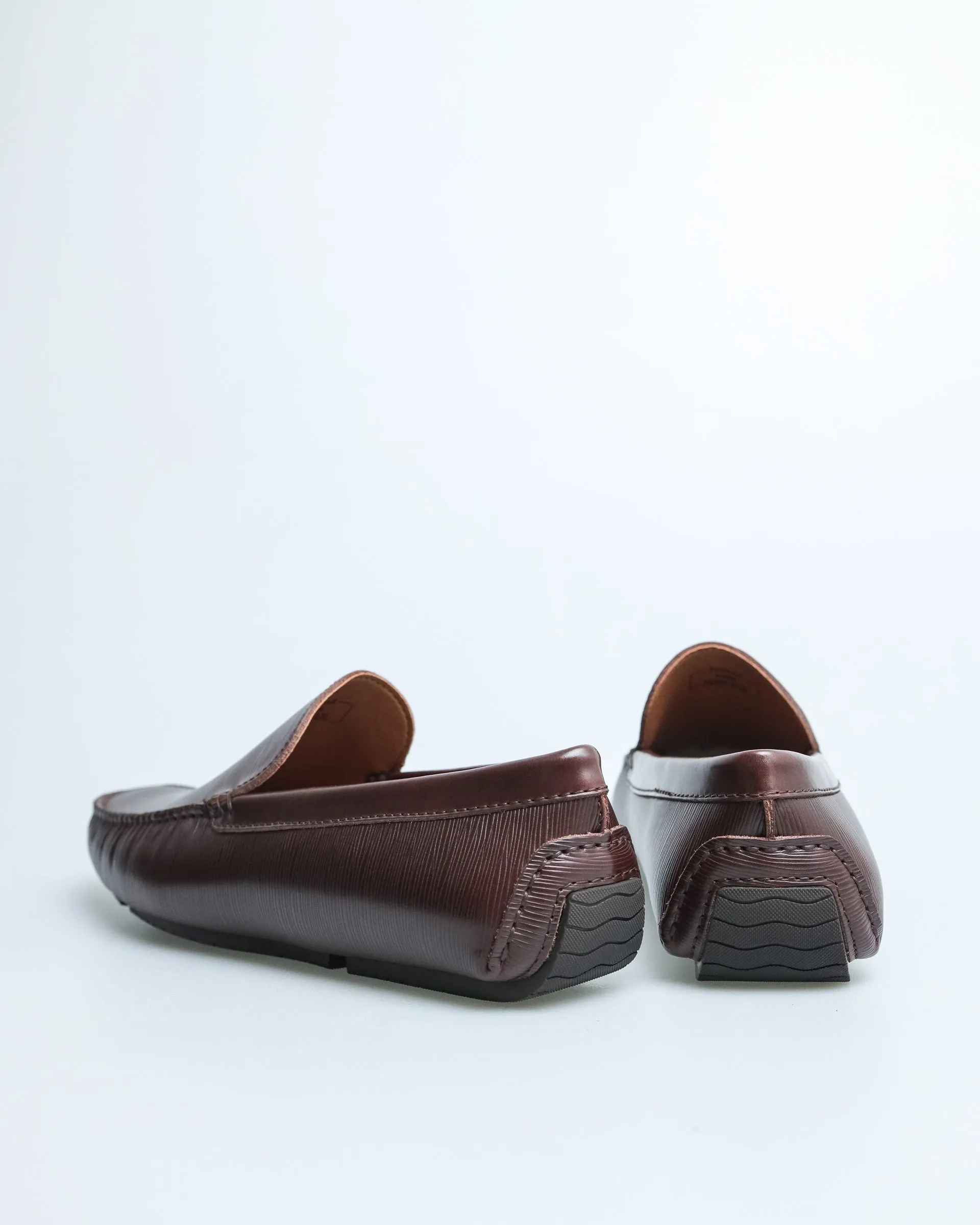 Tomaz C489 Men's Plain Mocassins (Coffee)