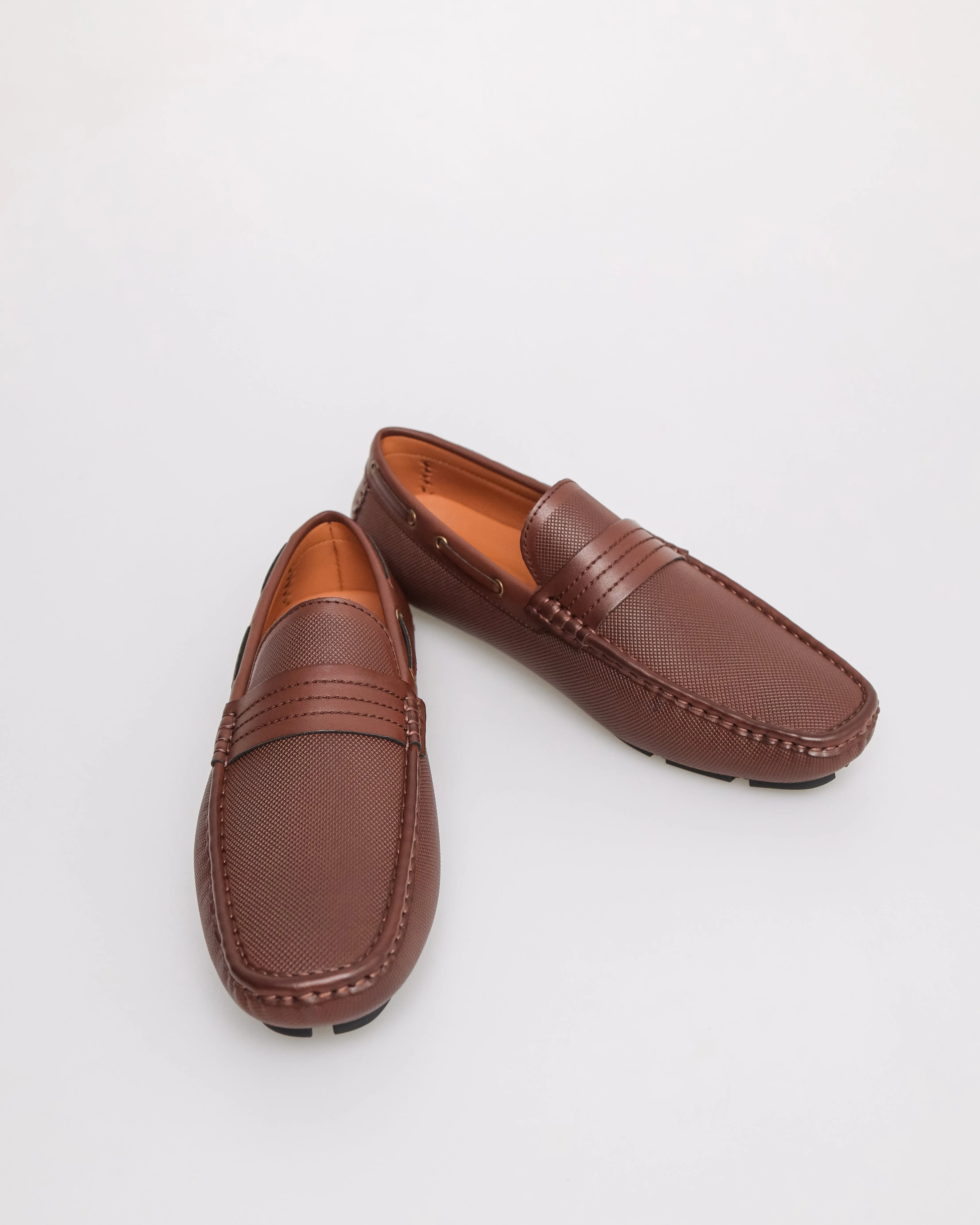 Tomaz C496 Men's Penny Moccasins (Coffee)