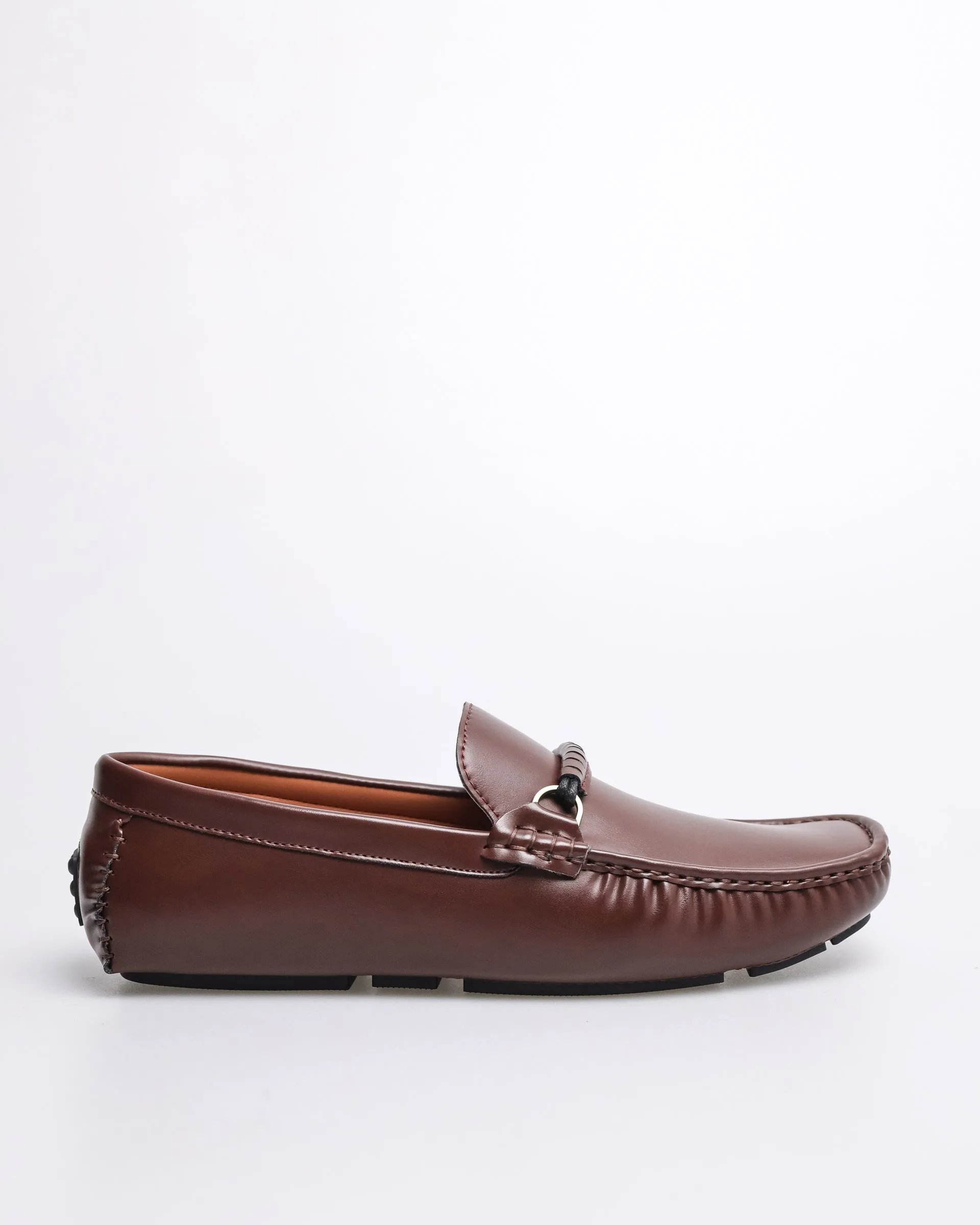 Tomaz C499 Men's Buckle Moccasins (Wine)