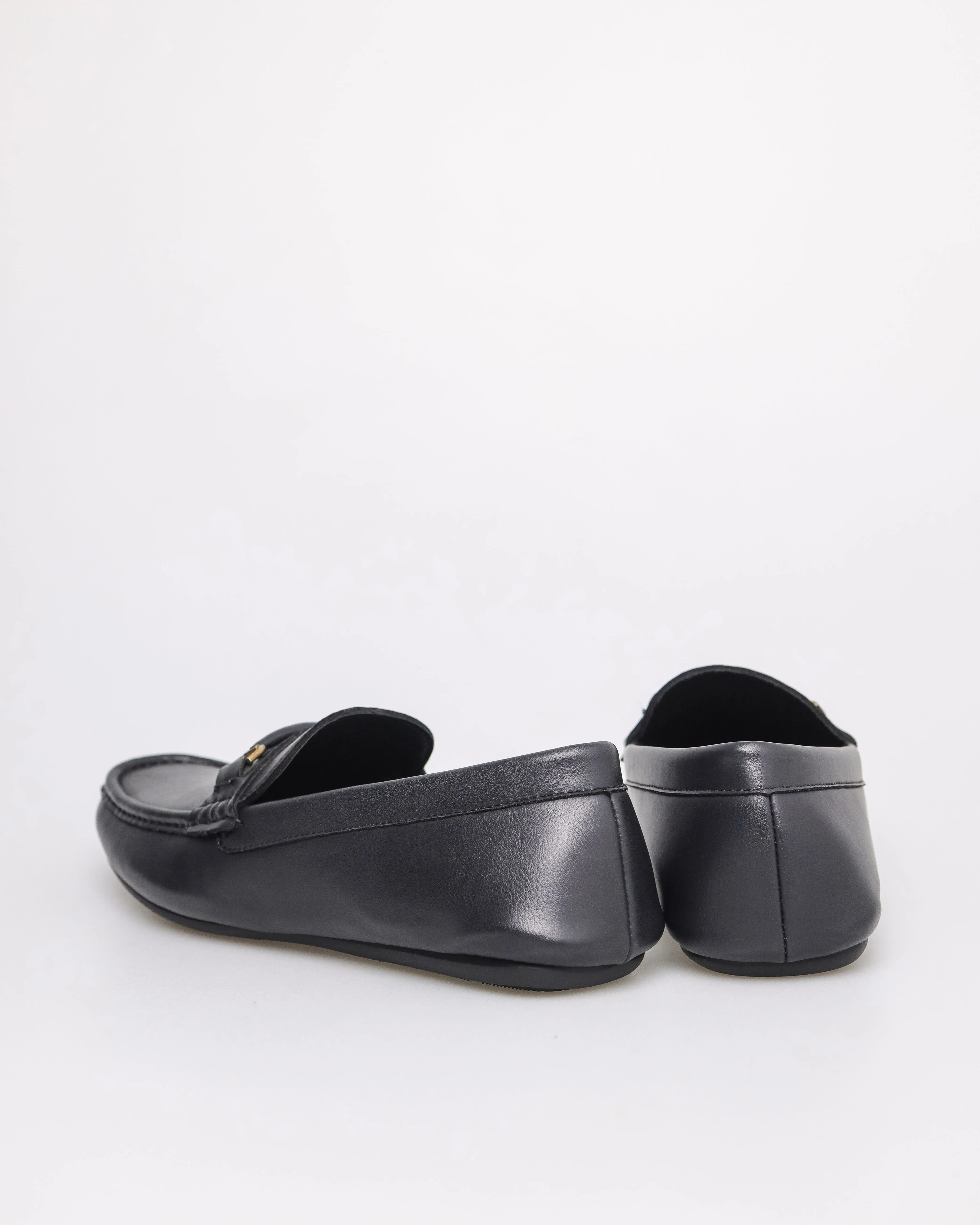 Tomaz C548 Men's Buckle Moccasins (Black)