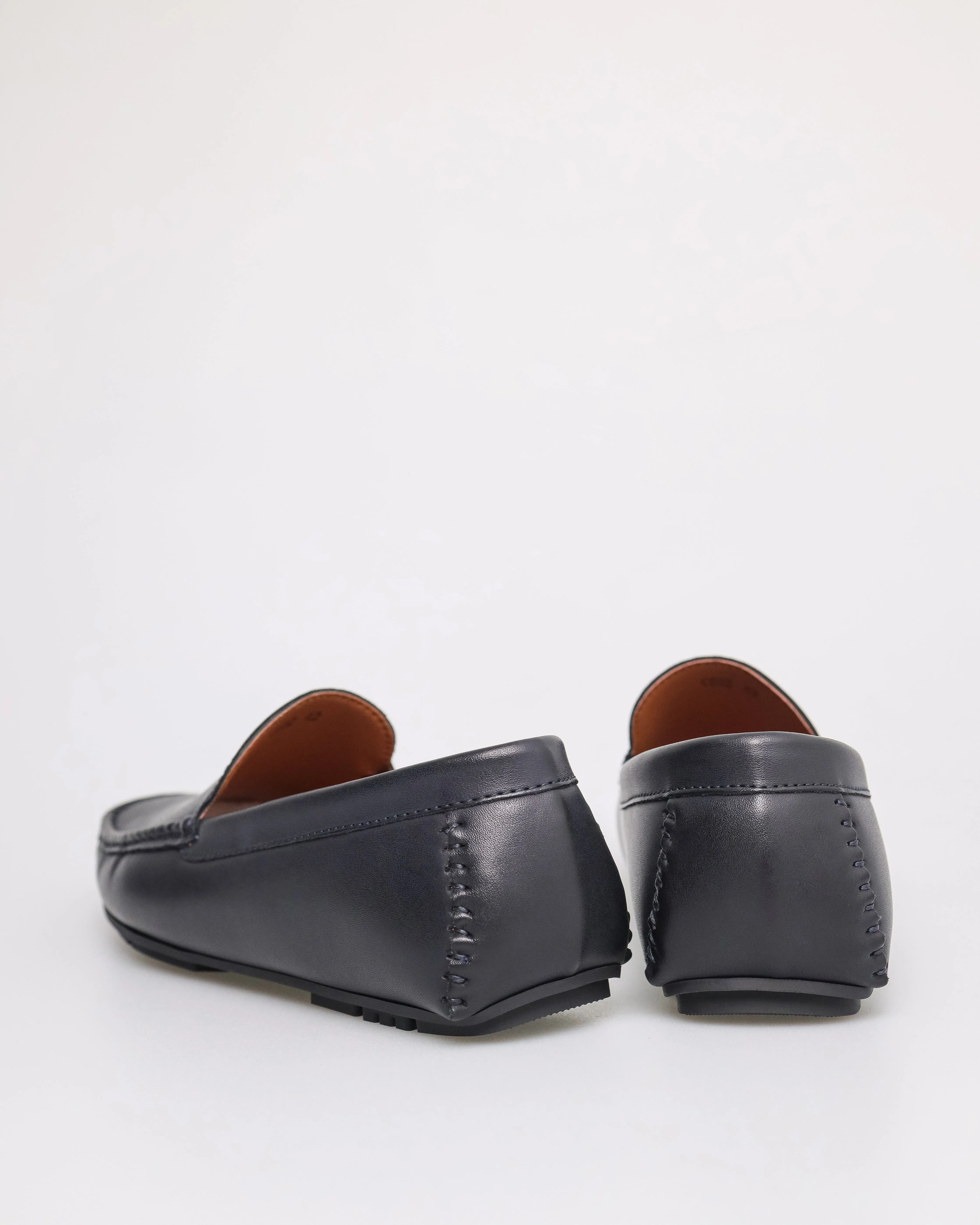 Tomaz C582 Men's Plain Moccasins (Navy)