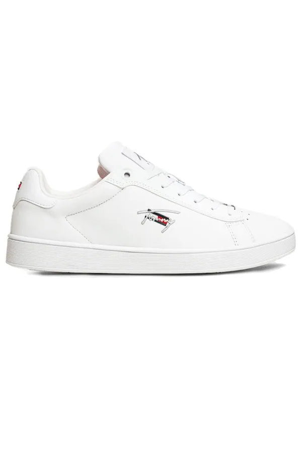 Tommy Hilfiger Women Signature Logo Sneaker White