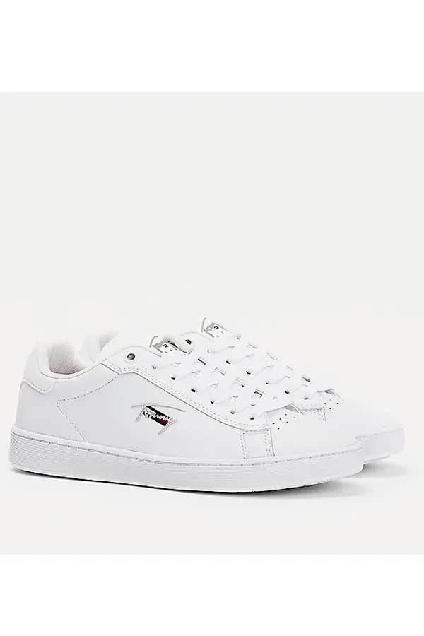 Tommy Hilfiger Women Signature Logo Sneaker White