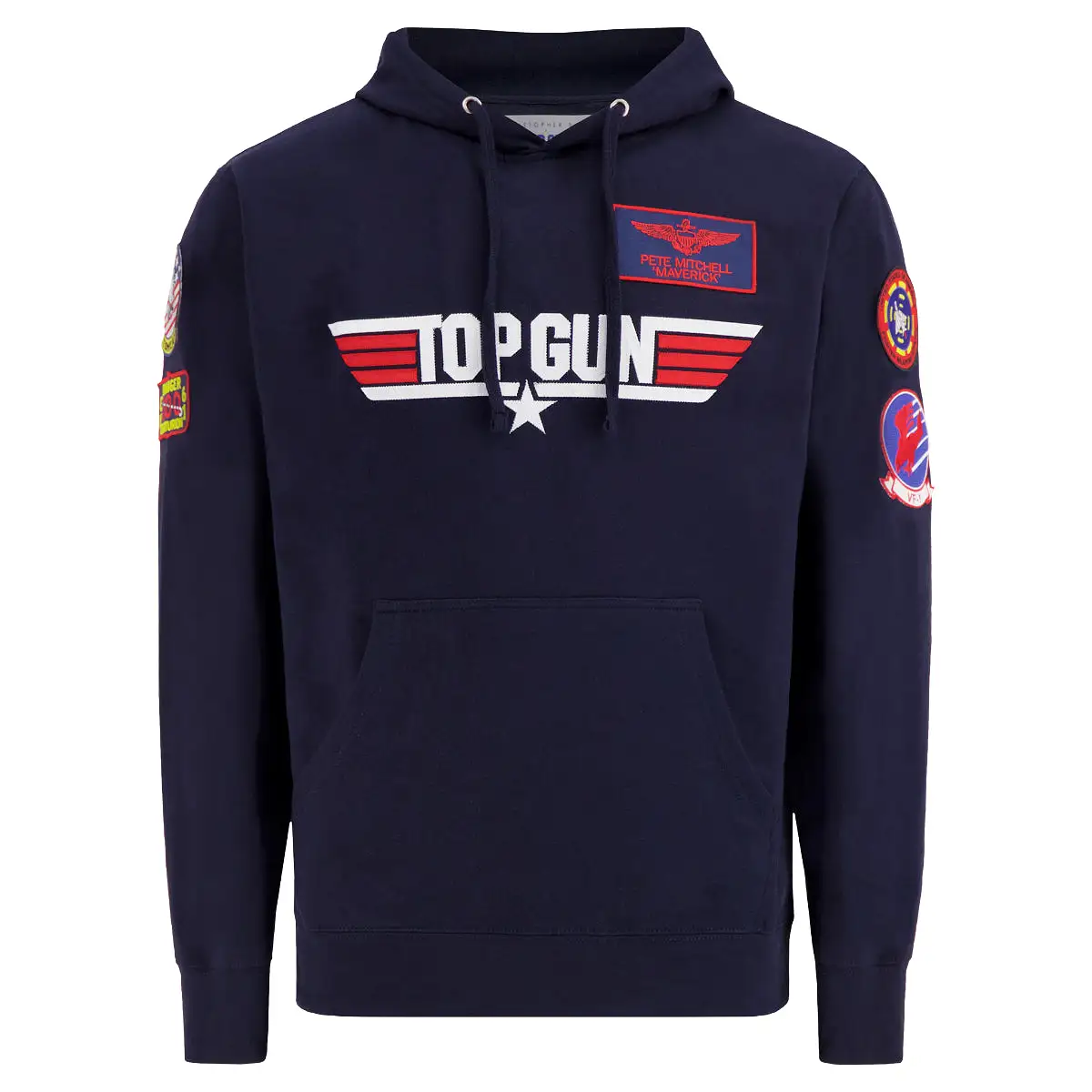 TOP GUN Unisex Logo Hoodie - NAVY