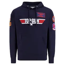 TOP GUN Unisex Logo Hoodie - NAVY