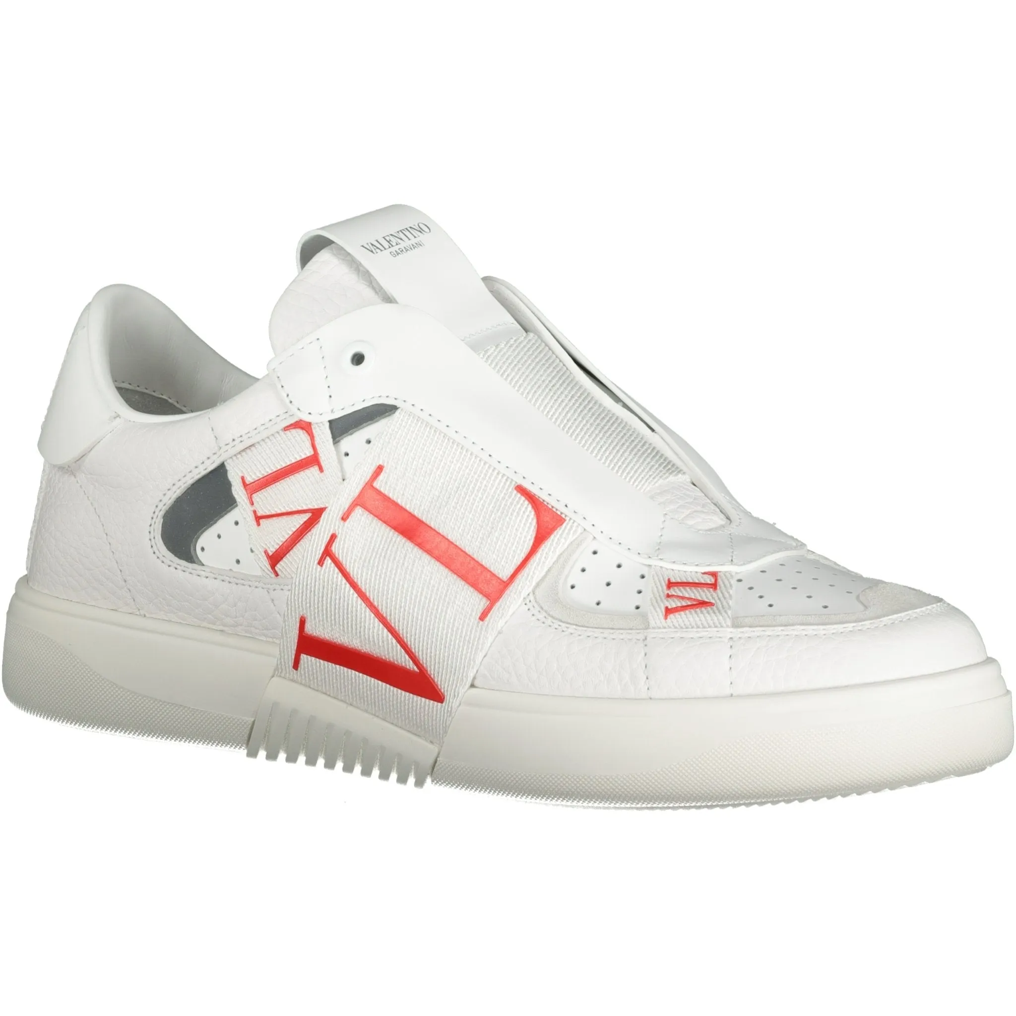 VALENTINO VLTN TRAINERS WHITE & RED