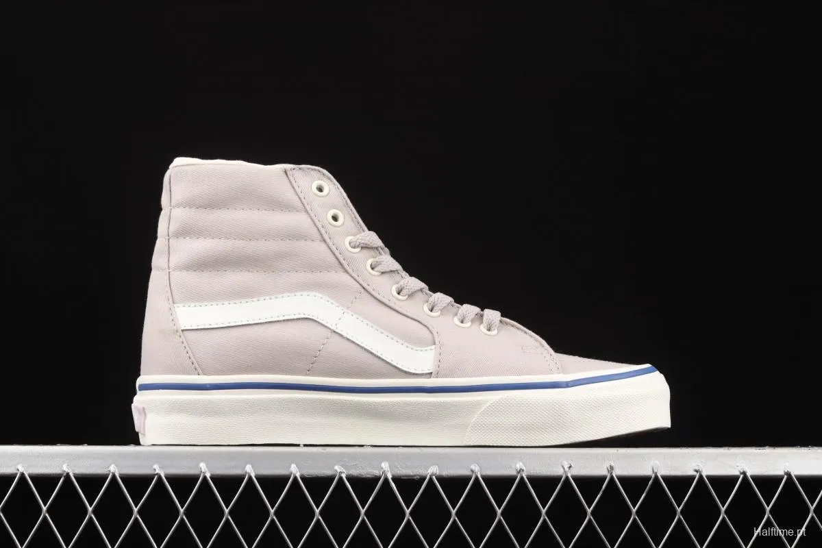 Vans Sk8-Hi Slim side striped high-upper light canvas high-upper shoes VN0A4U164U1