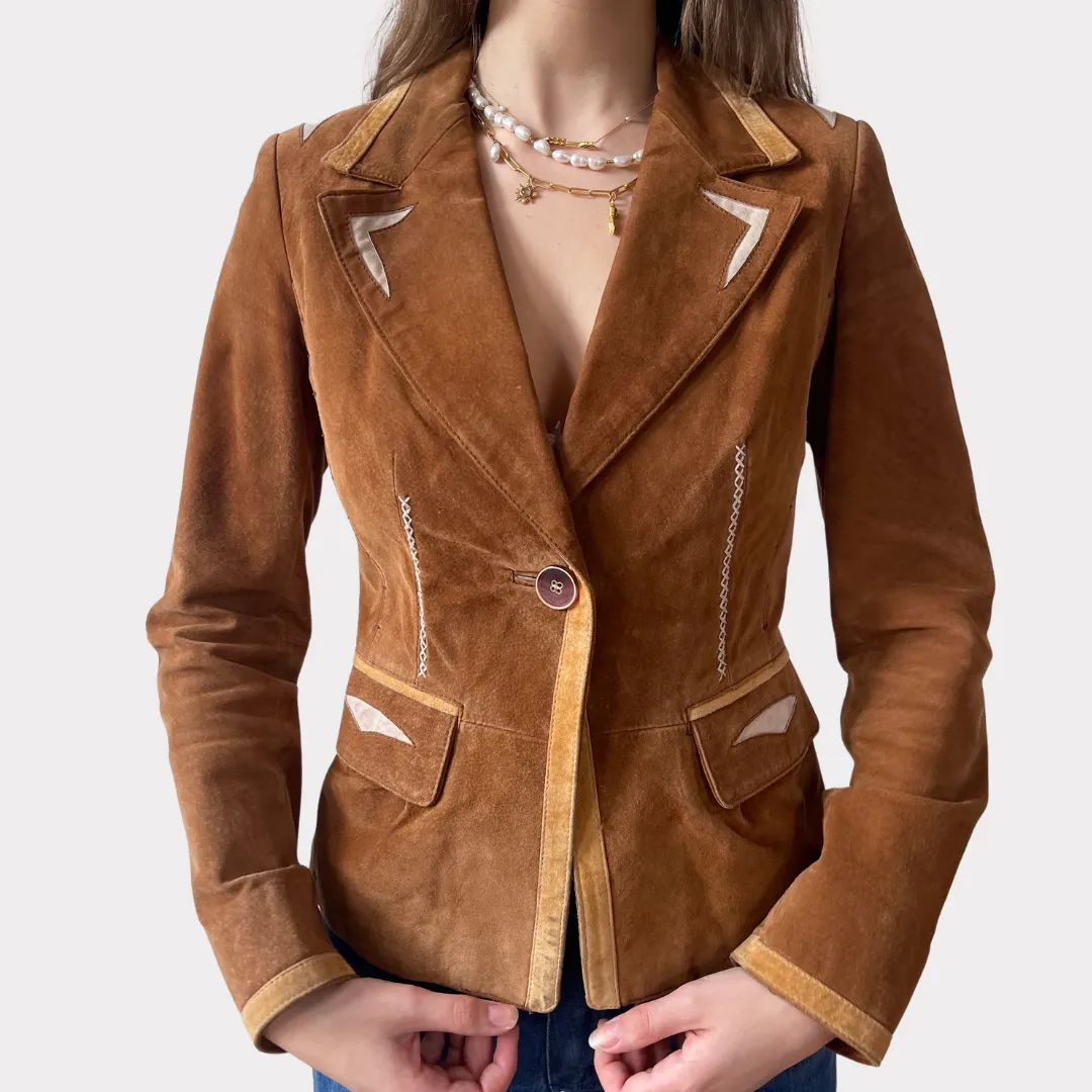 Western Suede Blazer