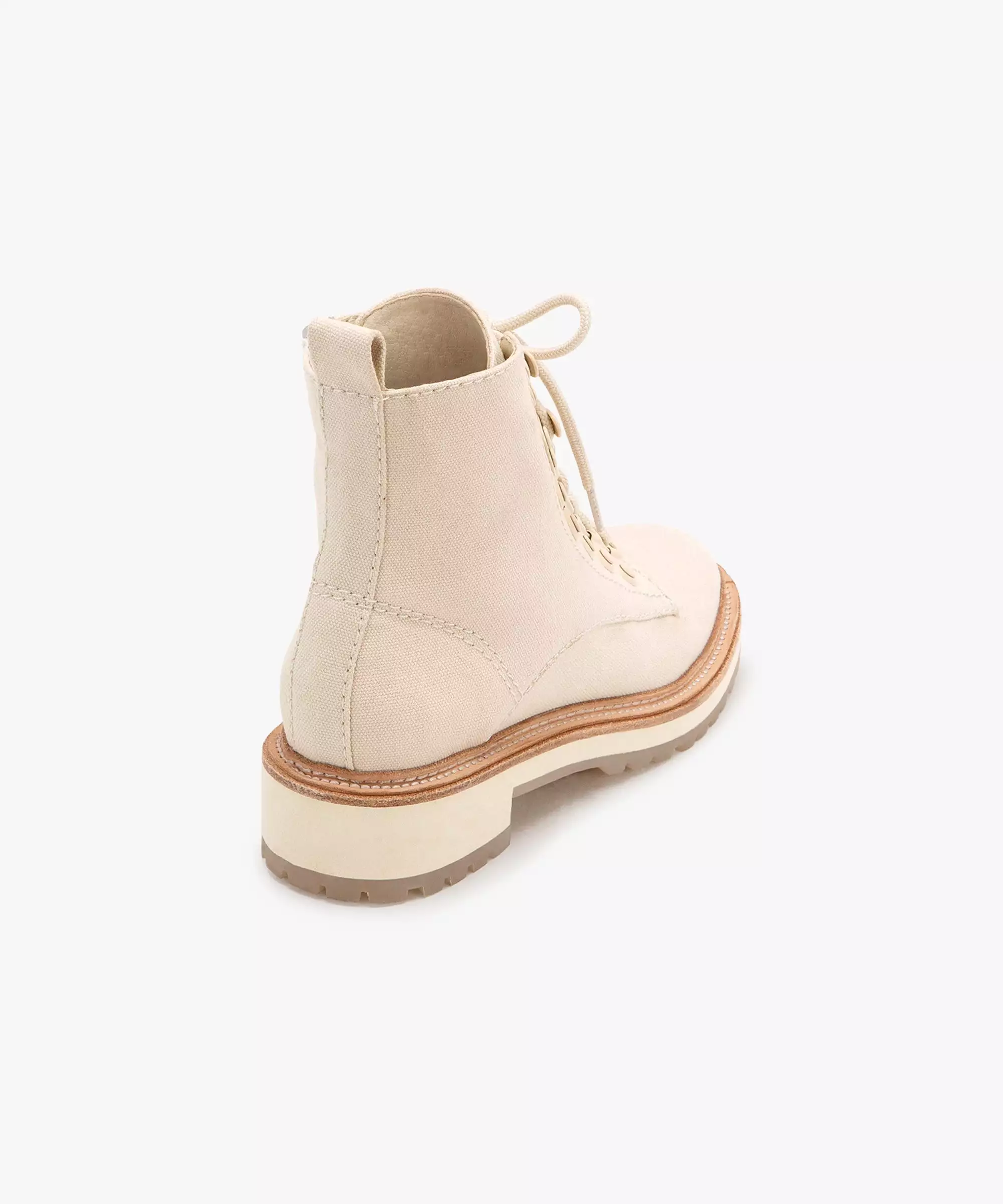 WHITNY BOOTS SANDSTONE CANVAS re:vita