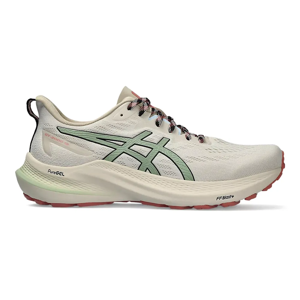 Women's Asics GT-2000 12 TR, Nature Bathing/Rose Rouge, 9.5 B Medium