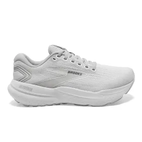 Women's Brooks Glycerin 21, White/White/Grey, 9.5 B Medium