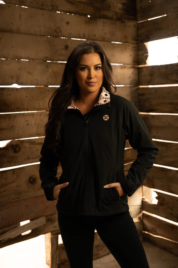 Women's Hooey Softshell Black Jacket