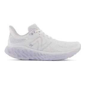 Women's New Balance Fresh Foam X 1080v12, White/Libra/Violet Haze, 10.5 B Medium